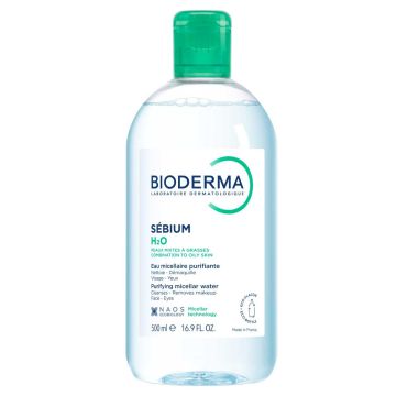 Bioderma Sebium Мицеларна вода за мазна и акнеична кожа 500 мл