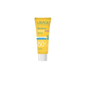 Uriage Bariesun Тониран слънцезащитен крем за лице за чувствителна кожа SPF50+, цвят Golden Tint 50 мл