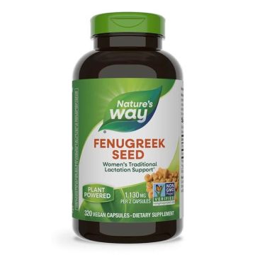 Nature's Way Fenugreek Seed Семена от сминдух за контрол върху кръвната захар и холестерола 565 мг х100 V капсули