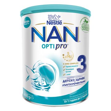 Nestle NAN Optipro 3 HM-O Обогатена млечна напитка 12М+ 400 г