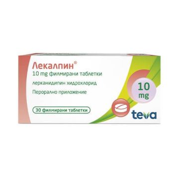 Лекалпин 10 мг х 30 таблетки Teva