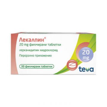 Лекалпин 20 мг х 30 таблетки Teva