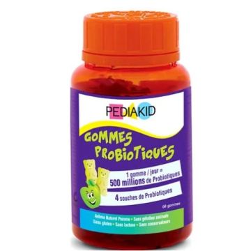 Pediakid Gommes Probiotiques Пробиотични дъвчащи мечета за деца 60 бр