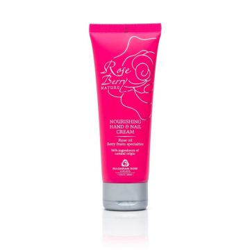 Rose Berry Nature Подхранващ крем за ръце и нокти 75 мл Българска роза