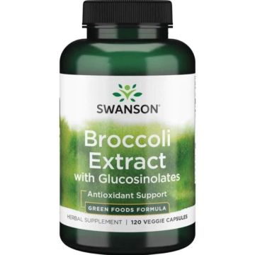 Swanson Broccoli Extract Екстракт от Броколи с Глюкозинолати с антиоксидантен ефект х120 веге капсули
