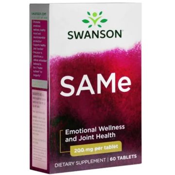 Swanson SAMe САМе за здрави стави х60 таблетки