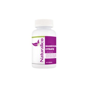 Magnesium Citrate За здрави кости и силни мускули 60 таблетки Naturalico
