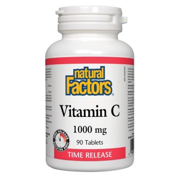 Natural Factors Витамин C с биофлавони - с удължено освобождаване 1000 мг х 90 таблетки