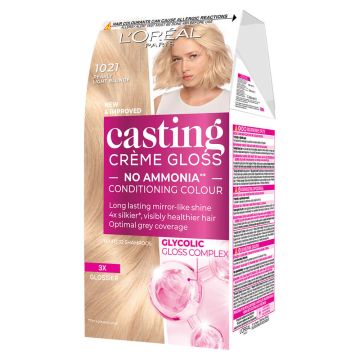 L’Oreal Casting Creme Gloss Боя за коса без амоняк 1021 Pearly Light Blonde