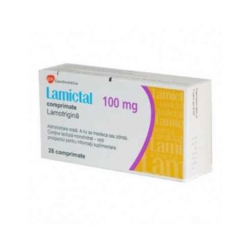 Ламиктал 100 мг х 28 таблетки
