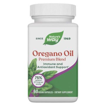 Nature’s Way Oregano Оil Масло от риган за добро храносмилане и силен имунитет 75 мг х 60 капсули