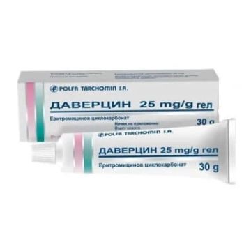 Даверцин гел 25 мг/г х 30 г Polfa
