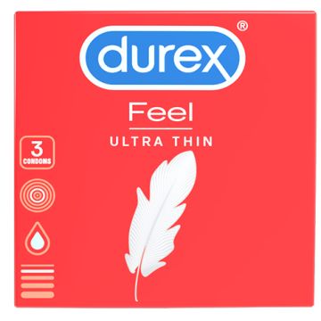 Durex Feel Ultra Thin презервативи 3 бр