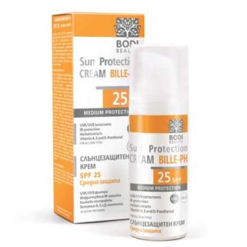 Bodi Beauty Bille - PH Слънцезащитен крем за лице средна защита SPF25 50 мл