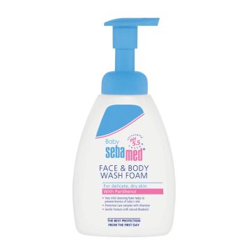 Sebamed Baby Face and Body Измивна Пяна за лице и тяло 400 мл