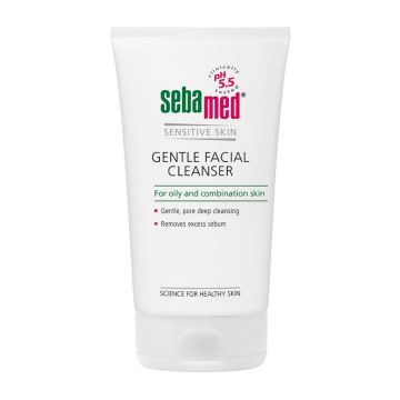 Sebamed Gentle Facial Cleanser Измивен гел за лице за мазна и комбинирана кожа 150 мл