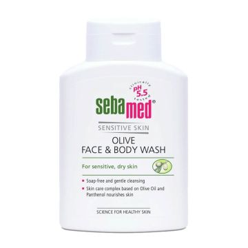 Sebamed Olive Face and Body Wash Измивна течност за лице и тяло с масло от маслина 200 мл