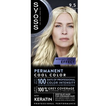 Syoss Permanenet Color Дълготрайна боя за коса 9_5 Ледено перлено рус 115 мл