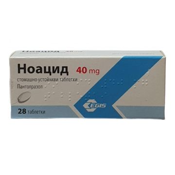 Ноацид 40 мг х 28 таблетки Еgis
