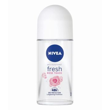 Nivea Fresh Rose Touch Дезодорант рол-он против изпотяване за жени 50 мл