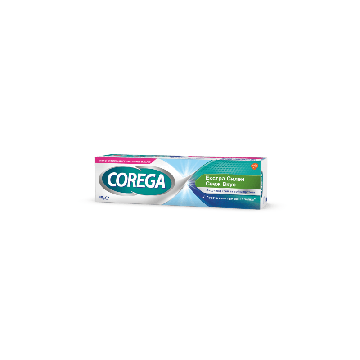 Corega Екстра силен Фиксиращ крем за зъбни протези със свеж вкус 40 гр