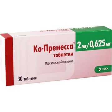 Ко-Пренеса 2 мг/0,625 мг х 30 таблетки KRKA
