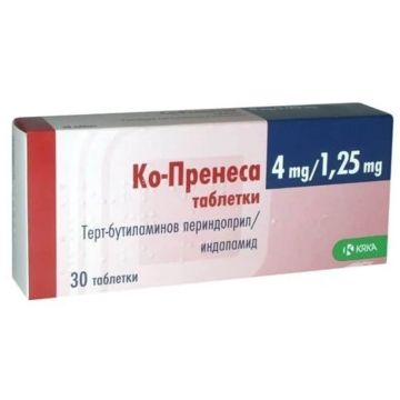 Ко-Пренеса 4 мг/1.25 мг х 30 таблетки KRKA