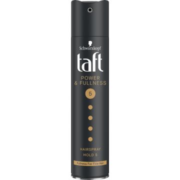 Taft Power & Fullness Лак за тънка коса за мега силна фиксация с кератинов филтър 250 мл