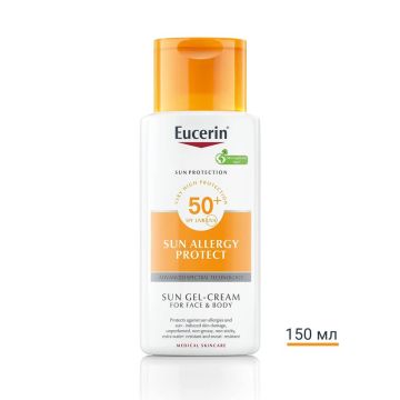 Eucerin Sun Allergy Protect Слънцезащитен крем-гел против слънчеви алергии SPF50 150 мл