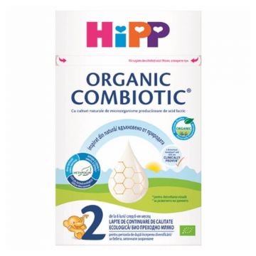 Hipp Organic Combiotic 2 мляко за малки деца 6М+ 800 гр