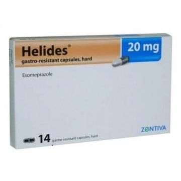 Хелидес 20 мг х 14 капсули Zentiva