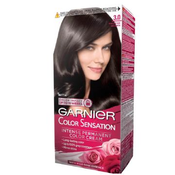 Garnier Color Sensation Трайна боя за коса, 3.0 Prestige Brown