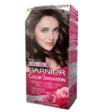 Garnier Color Sensation Трайна боя за коса, 4.0 Deep Brown
