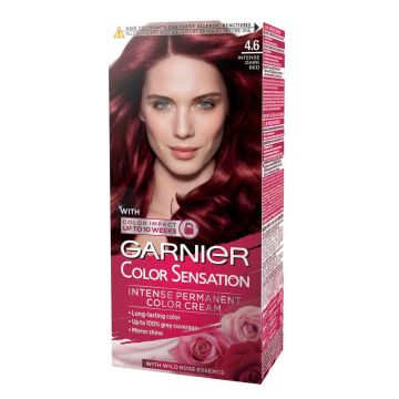 Garnier Color Sensation Трайна боя за коса, 4.6 Intense Dark Red