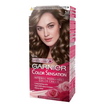 Garnier Color Sensation Трайна боя за коса, 5.0 Luminous light Brown