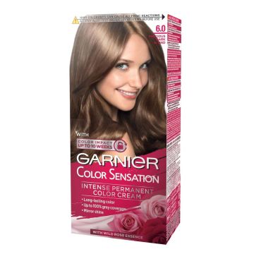 Garnier Color Sensation Трайна боя за коса, 6.0 Precious Dark Blond