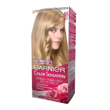 Garnier Color Sensation Трайна боя за коса, 8.0 Luminous Light Blond