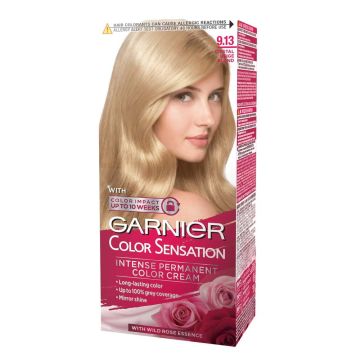 Garnier Color Sensation Трайна боя за коса, 9.13 Cristal Beige Blond