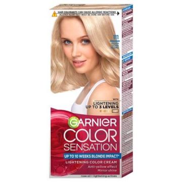 Garnier Color Sensation Трайна боя за коса, 111 Silver Ultra Blond