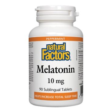 Natural Factors Melatonin Мелатонин при безсъние 10 мг х 90 таблетки
