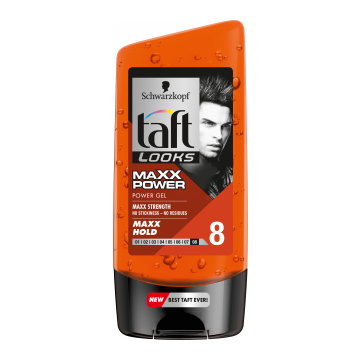Taft Looks Max Power Гел за коса с ултра силна фиксация 150 мл