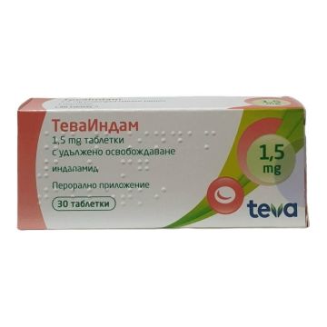 Теваиндам 1.5 мг х 30 таблетки Teva