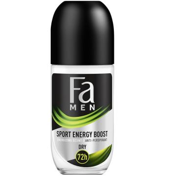 Fa Men Xtreme Sport Energy Boost Део рол-он против изпотяване за мъже 50 мл