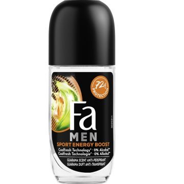 Fa Men Xtreme Sport Energy Boost Део рол-он против изпотяване за мъже 50 мл
