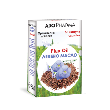 AboPharma Flax Oil Ленено масло 1000мг х60 капсули