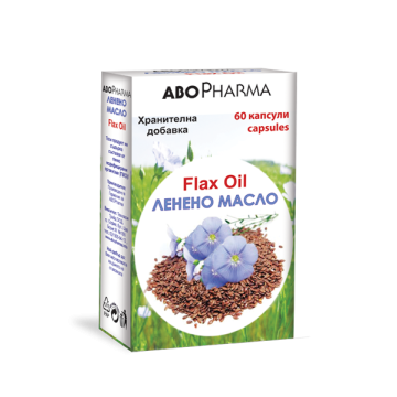 AboPharma Flax Oil Ленено масло 1000мг х60 капсули