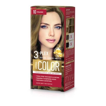 Color 3-Plex Трайна крем боя за коса Цвят №10 Лешник
