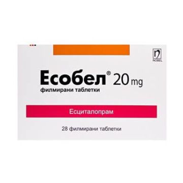 Есобел 20 мг х 28 таблетки Nobel Pharma