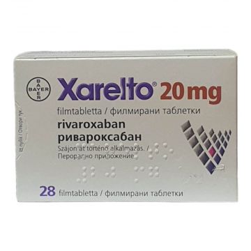 Ксарелто 20 мг х 28 таблетки Bayer