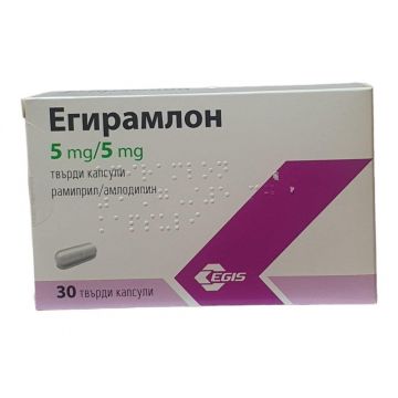 Егирамлон 5 мг / 5 мг х 30 капсули Egis